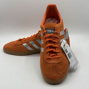 Adidas Originals Handball Spezial Orange Silver JH7557 Mens Shoes Sneakers 9.5‎